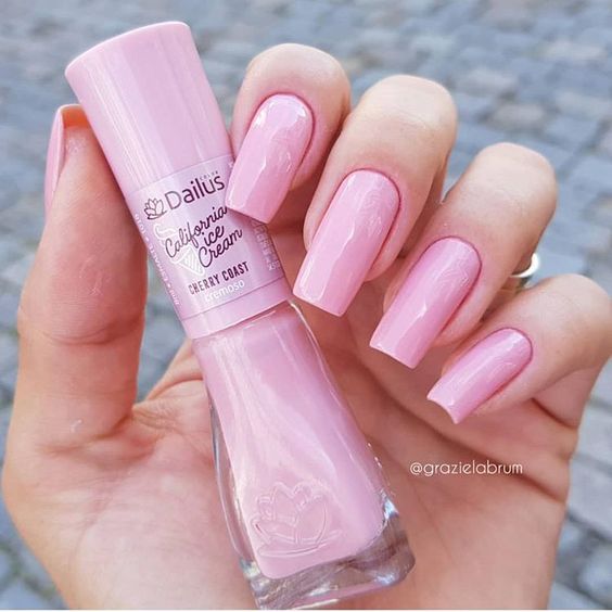 melhores modelos de unhas de fibra de vidro decoradas rosa bonita