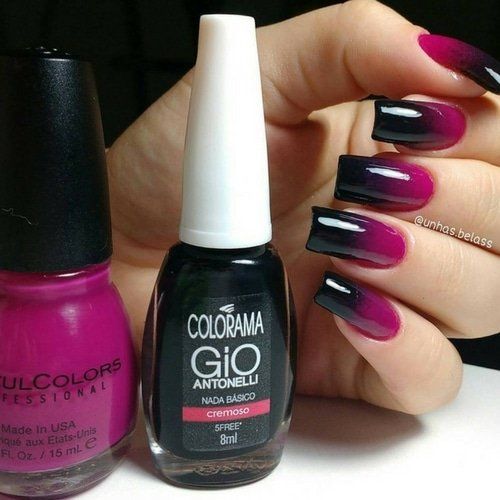 dicas de modelos de gradiente preto com roxo simples