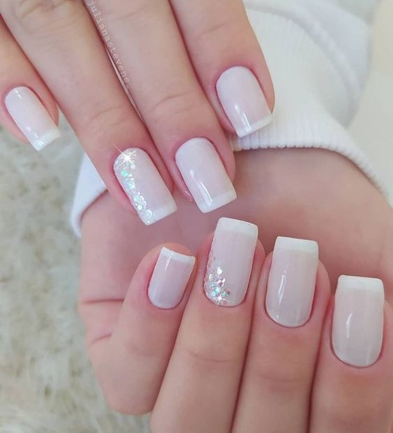 unhas francesinhas para casamento civil