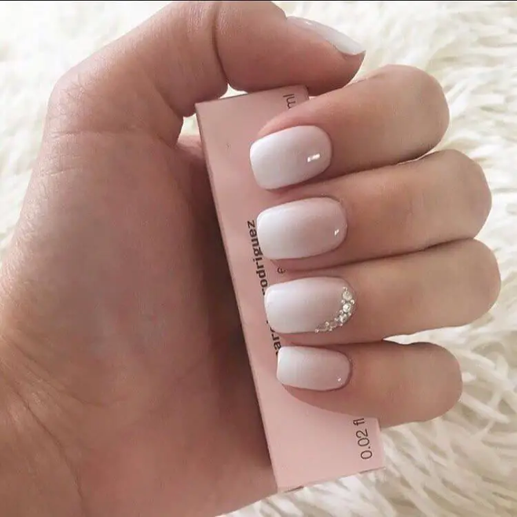 unhas simples para casamento civil lindas