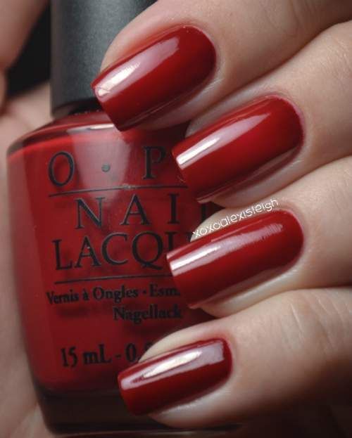 dicas de unhas pintadas de vermelho