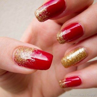 tipo de unhas decoradas para festividades