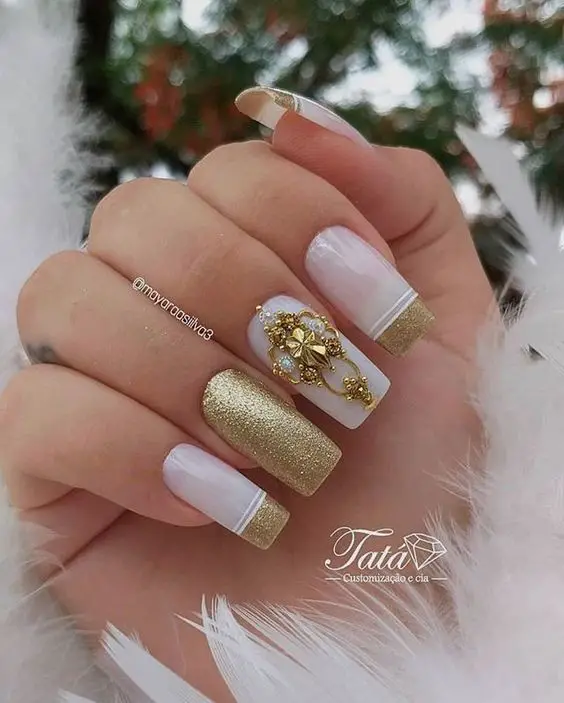 melhores modelos de unhas decoradas para o natal