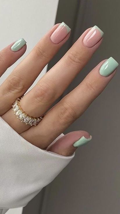 inspiração do formato de unhas quadrado