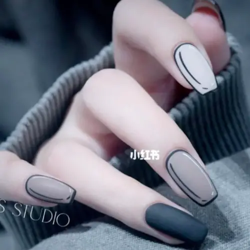 Designs de unhas nude